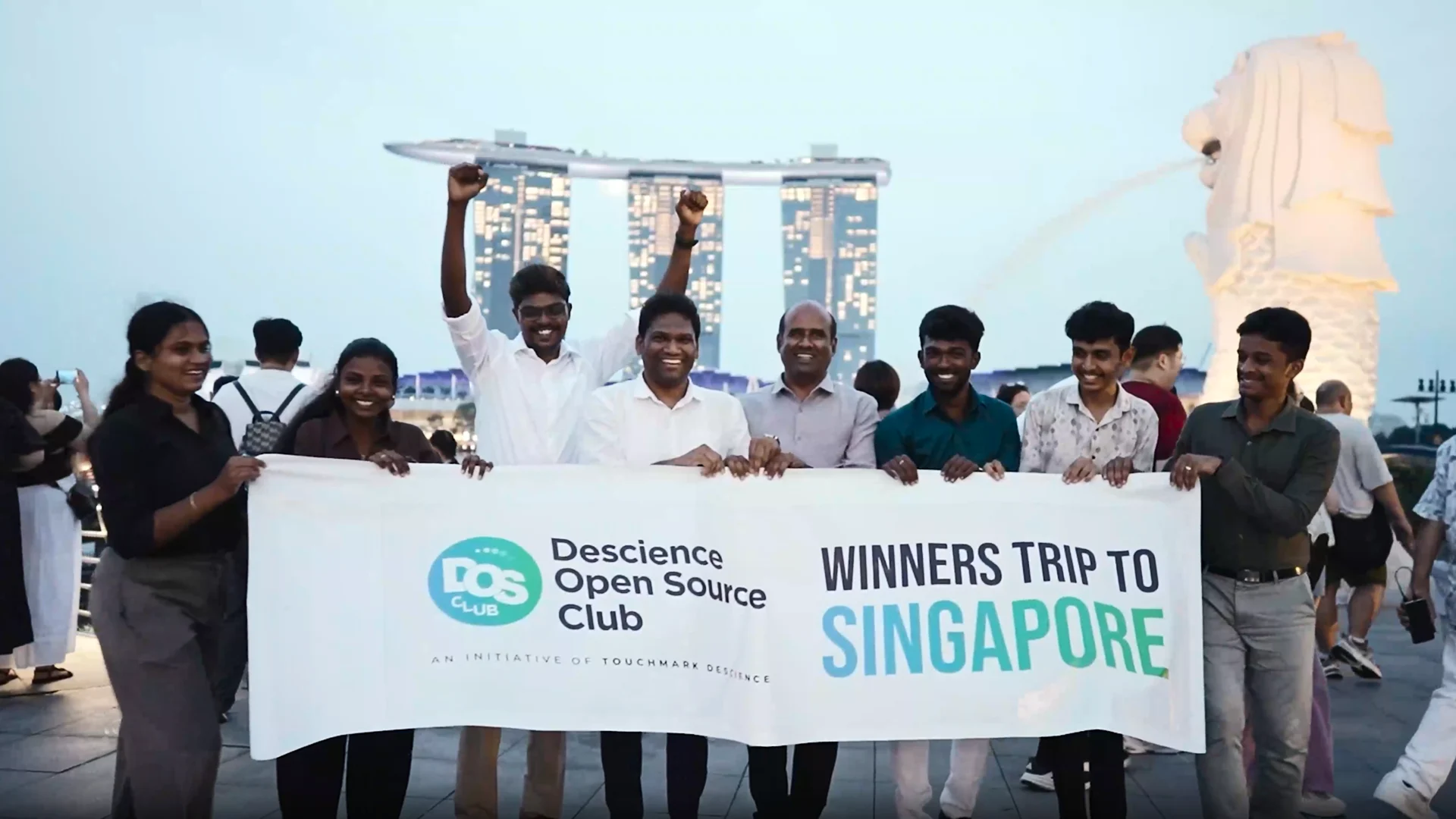 Descience Open Source Club Winners Trip to Singapore